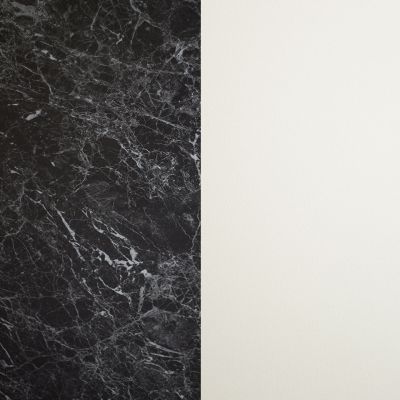 Black marble / White (mini pearl)