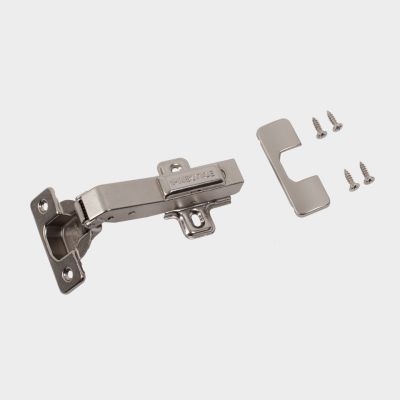 Hinge 45° for corner cabinet, with integrated soft-closure