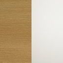 HPL back panel S203 Quercia / white HPL (4200x645)