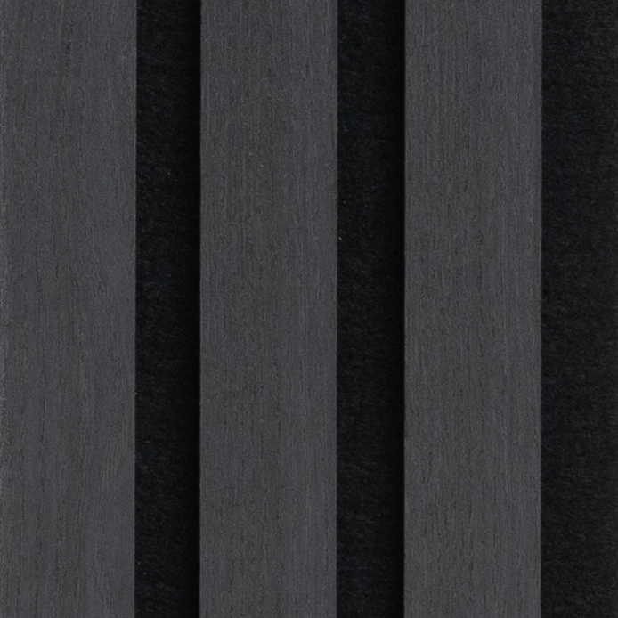 Akustinė tašelių plokštė 19 2558, juodas veltinis (600x2970)