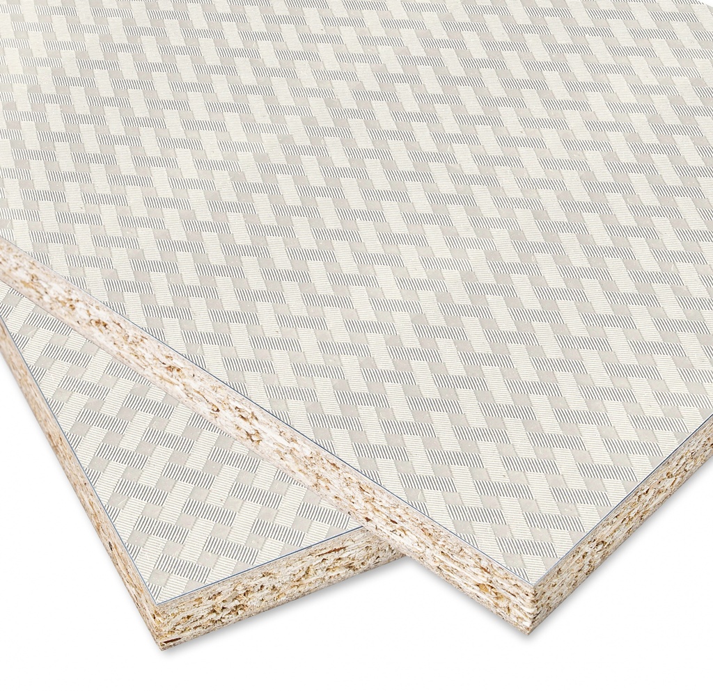 MDP16 for drawer bottoms, white (coated rubber, embossed) (2800x1000)