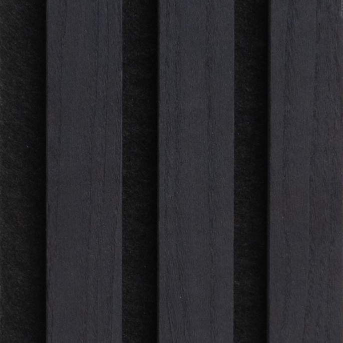 Akustinė tašelių plokštė 19 2413, juodas veltinis (600x2400)